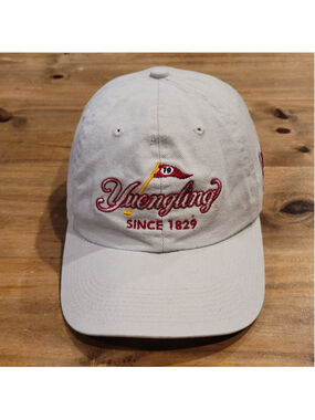 Yuengling Beer Hat Cap Strap Back Brown One Size Golf Flag Logo Adjustable